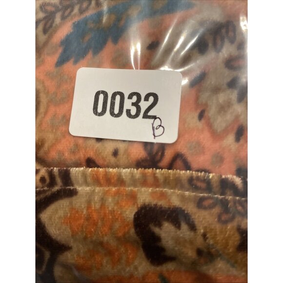 Soft Surroundings Large Button Up Top Blouse Montaigne Paisley Burnout Velvet - Picture 8 of 8